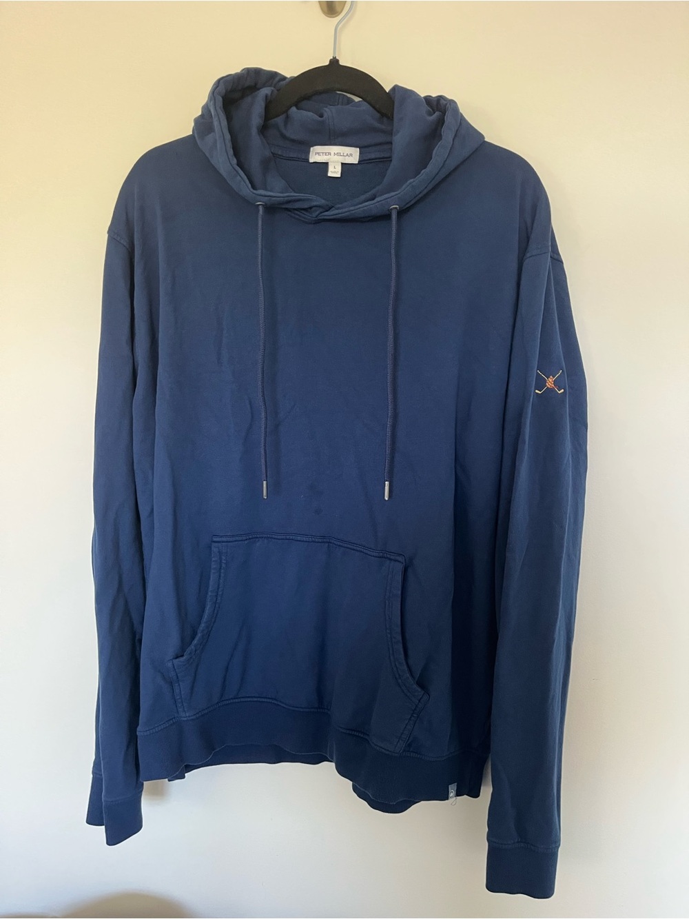 Peter Millar Navy Blue Pullover Hoodie
